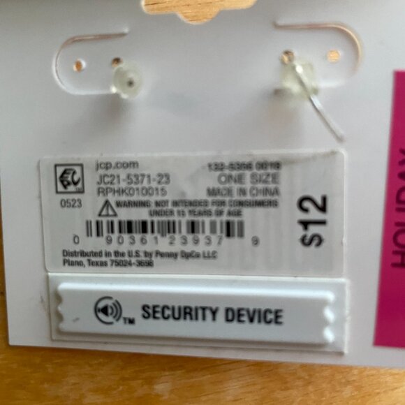 Bundle 3 for $12. Mixit Silver Toned Christmas Earrings. - Picture 3 of 3